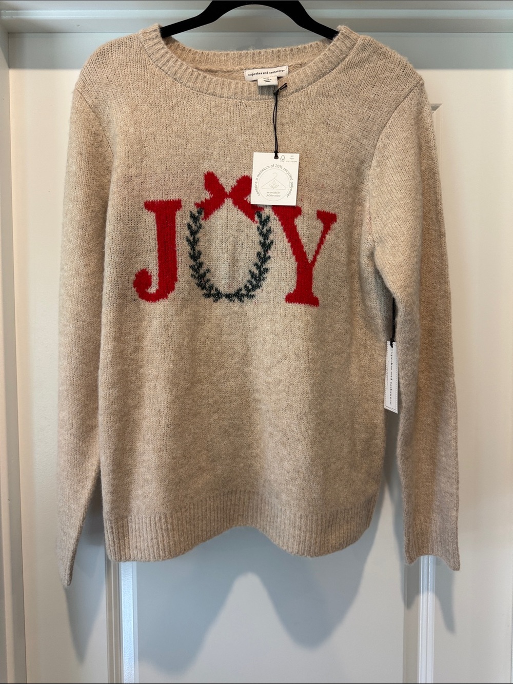 NWT Cupcakes and Cashmere Crewneck Sweater Size Medium